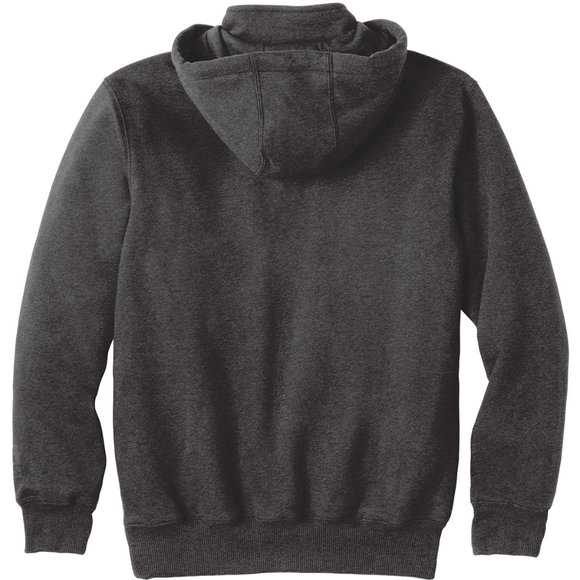 (NWT)Carhartt Mens Rain Defender Paxton Zip Hooded Heavyweight Sweatshirt Carbon - Picture 2 of 7
